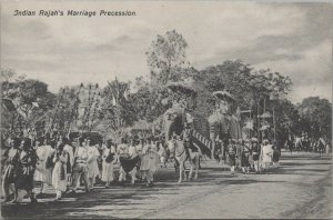 Postcard India Indian Rajah's Marriage Precession
