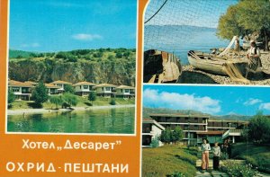 Macedonia Ohrid Multiview Vintage Postcard 07.34 