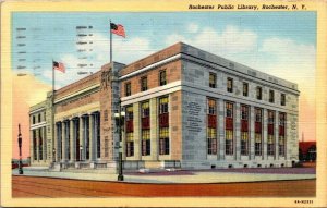 New York Postcard  - Rochester Public Library - Rochester NY