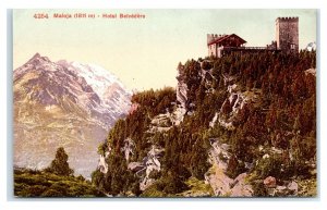 Postcard Maloja (1811 m) Hotel Belvedere, Switzerland G63