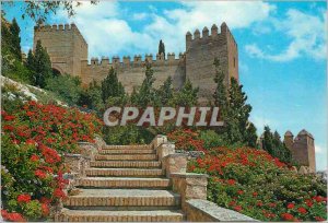 Postcard Modern Almeria Alcazaba (fort castle)