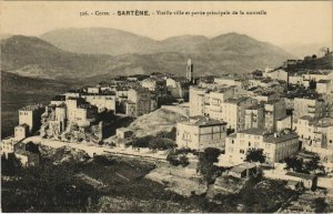 CPA Sartene Vieille ville &partie principale de la nouvelle CORSICA (1078047)