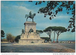 Italy Roma Rome Monumento a Garibaldi sul Gianicolo