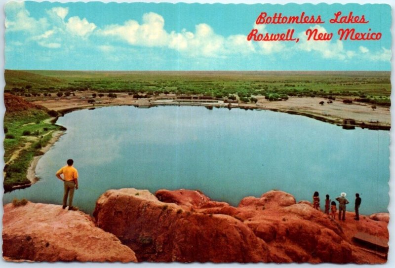 Postcard - Bottomless Lake State Park - Roswell, New Mexico