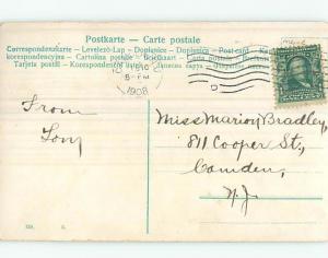 Divided-Back birthday TWO CUTE GIRLS HOLDING HANDS o7221