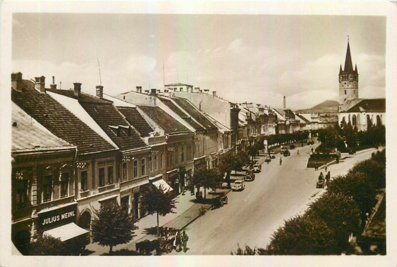 Presov Slovakia photo postcard magasin Julius Meinl