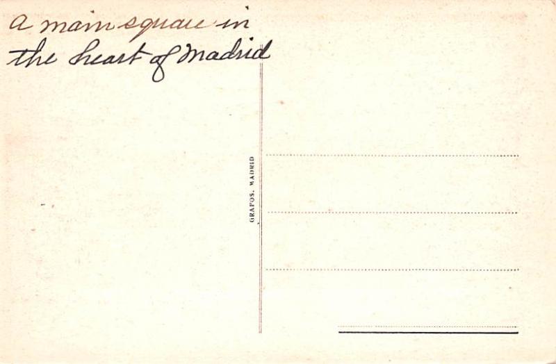 Madrid Spain Postcard Salon del Prado Madrid