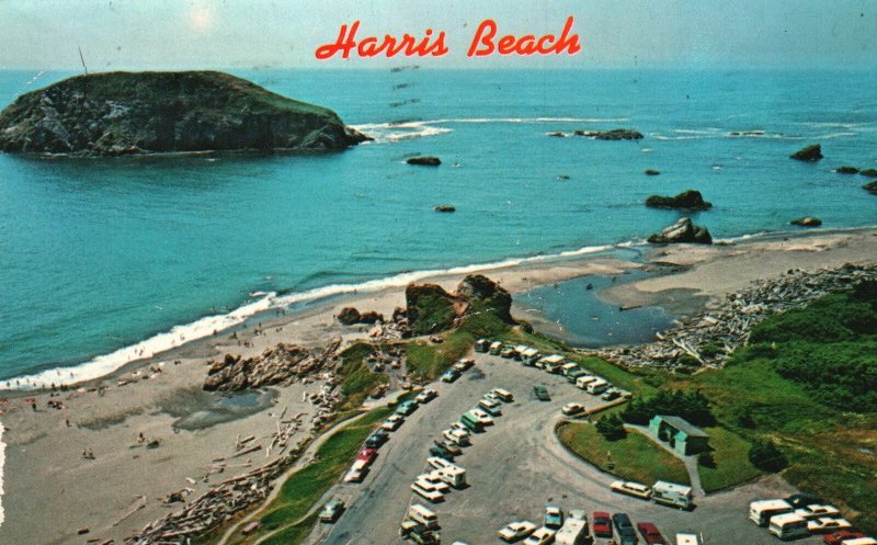 Vintage Postcard 1974 Harris Beach State Park Camping & Recreational Park Oregon