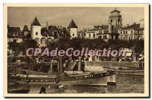 Postcard Old St Jean de Luz Pyrenees Bass Port des Pecheurs