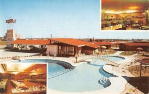 Harlingen Texas Sun Valley Motor Hotel Multiview Vintage Postcard K42252