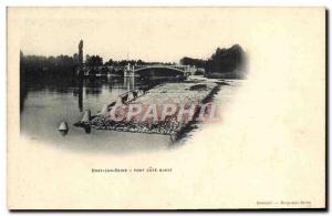 Old Postcard Bray Sur Seine Bridge West Coast
