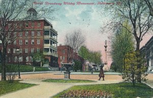 Baltimore MD, Maryland - Wildey Monument at North Broadway - pm 1912 - DB