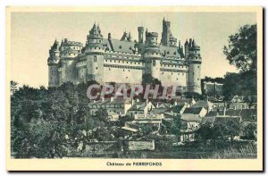 Old Postcard Chateau de Pierrefonds