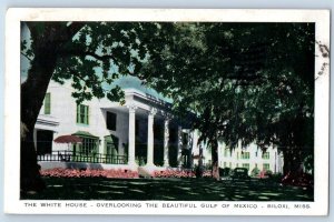 c1956 Biloxi Mississippi MS Vintage Postcard White House Overlooking Gulf Mexico