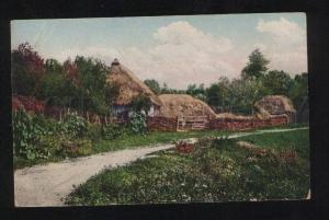 056412 UKRAINE village views Vintage colorful PC