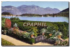 Old Postcard Lago Di Como Dal Giardino Della Carlotta Dilla