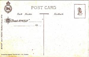 Edwardian RMSP Postcard Calle Florida Buenos Aires Argentina Raphael Tuck