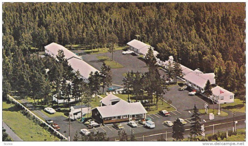 Aerial View, Danny's Limited Motel, Drive-in Theatre, Play Grounds, Beach, Ba...