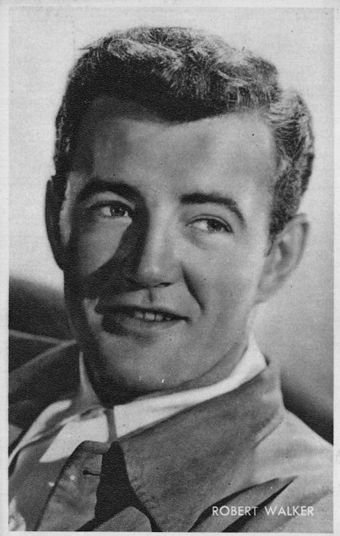 Robert Walker Vintage Rare Kwatta Film Movie Postcard Size Portrait