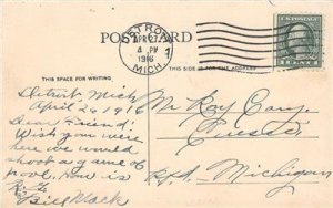 FORD MOTOR CO Detroit, MI Automobile Plant Henry Ford 1916 Rare Vintage Postcard