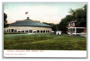 Vintage Early 1900's Divided Back Postcard Coliseum Chautauqua Waterloo Iowa