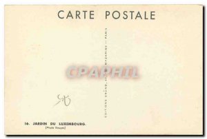 Old Postcard Luxembourg Gardens