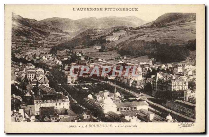 Old Postcard La Bourboule Vue Generale