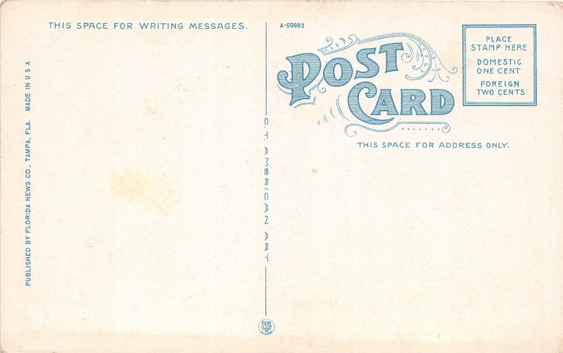G81/ Tampa Florida Postcard c1910 Castle Hall K of P Rec Center