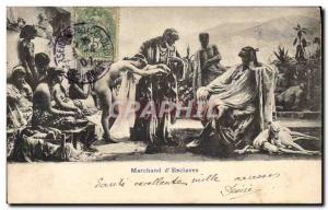 Old Postcard Marchand d & # 39Esclaves Egypt Egypt