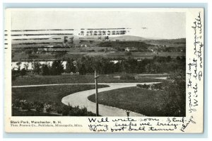 1905 Stark Park Manchester New Hampshire NH Posted Antique Postcard 