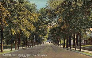 Peachtree Street Atlanta Georgia 1910s postcard