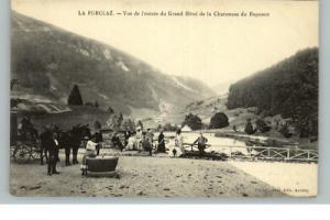 LA FORCLAZ FRANCE Beach Scene c1910 Postcard