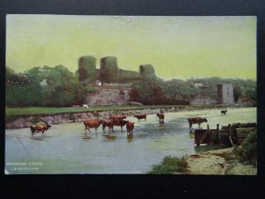 L&NWR Official Wales RHUDDLAN CASTLE c1906 Postcard by McCorquodale