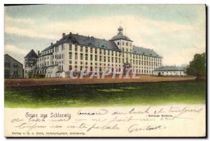 Old Postcard Gruss aus Schleswig Schloss Gottorp