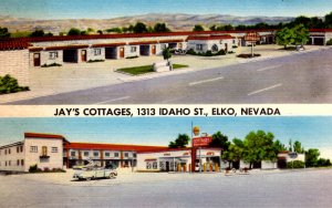 Elko, Nevada - Stay at Jay's Cottages on Idaho Street - in the 1940s