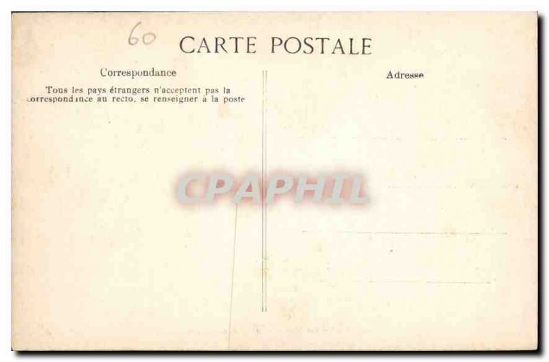 Postcard Old Palace of Compiegne Collection