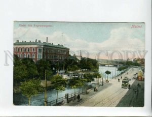 3172977 SWEDEN MALMO regementsgatan Vintage RPPC RUSSIA TOMSK