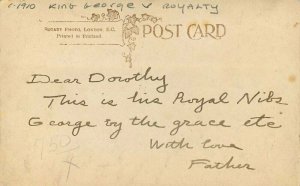 C-1910 King George V Royalty A-1104-2 Postcard RPPC real photo 21-8833