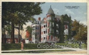 Toledo Hospital, Toledo, Ohio, USA Hospital 1916 small crease top right corne...