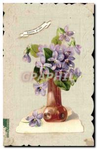  Vintage Postcard Good Year Flowers