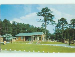 Unused 1950's GANDY MOTOR MOTEL Tallahassee Florida FL u3553