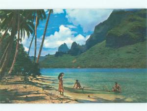 Pre-1980 NICE VIEW Cook'S Bay - Paopao At Moorea Tahiti i3987