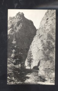 RPPC COLORADO SPRINGS COLORADO SOUTH CHEYENNE CANON REAL PHOTO POSTCARD