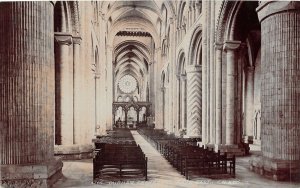 br109751 durham cathedral nave east real photo uk