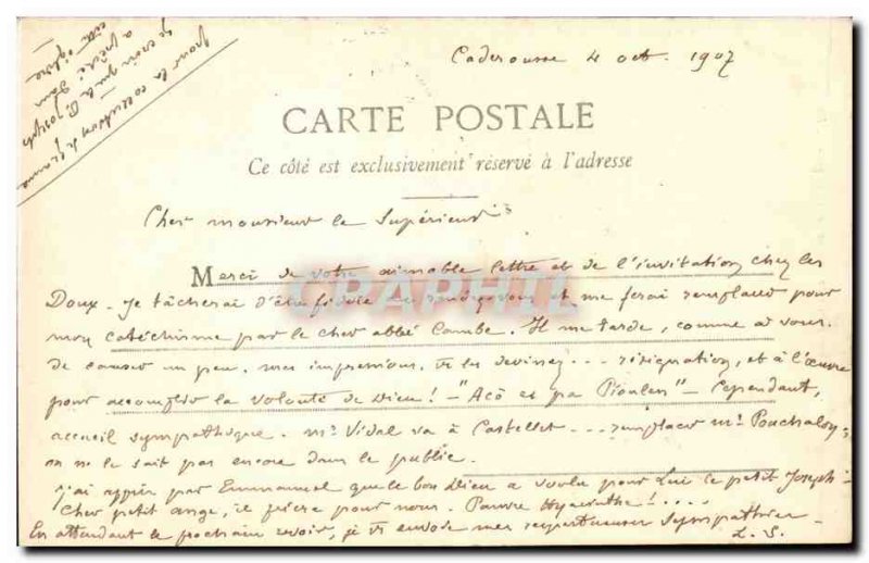 Paris - 3 - Saint Nicolas des Champs - Old Postcard