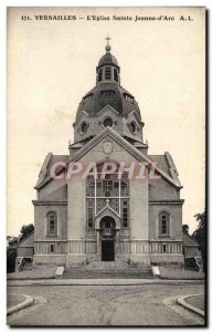 Old Postcard Versailles L & # 39Eglise Saint Jeanne d & # 39Arc