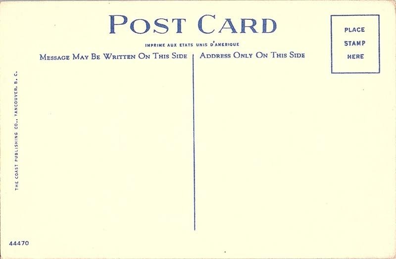 Postcard HOTEL SCENE Victoria British Columbia BC AI8883