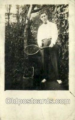 Tennis postal used unknown 