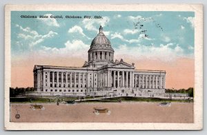 Oklahoma City State Capitol Okla Postcard O29