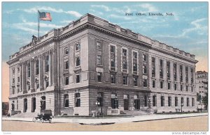 LINCOLN, Nebraska, 1900-1910's; Post Office